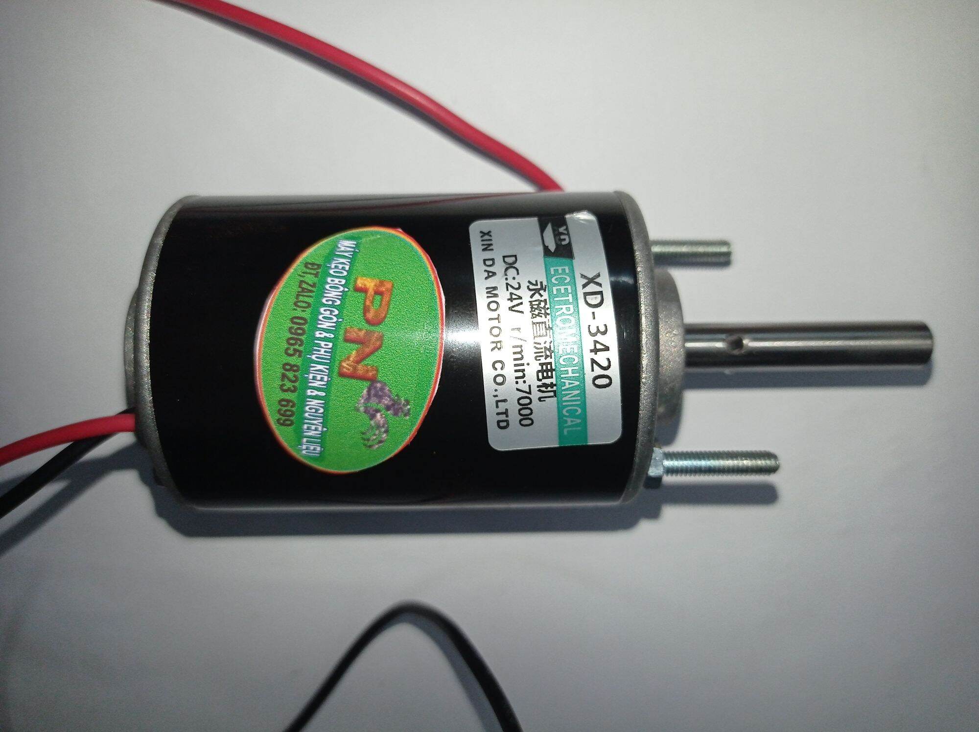 Động cơ mô tơ siêu mạnh 24V. tấc độ 7000 vòng/phút