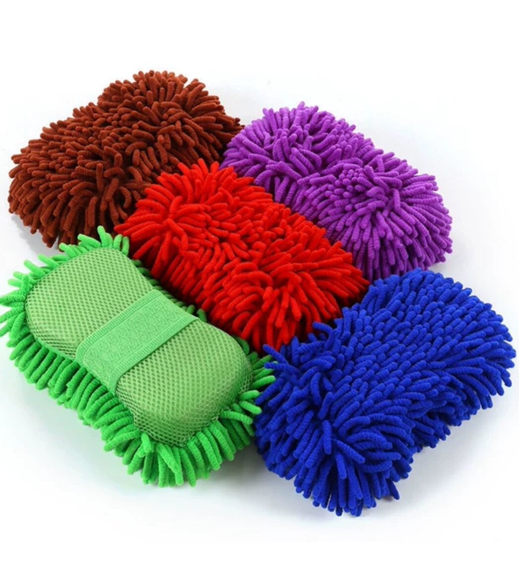 Mút bọt biển rửa xe sợi bông Microfiber