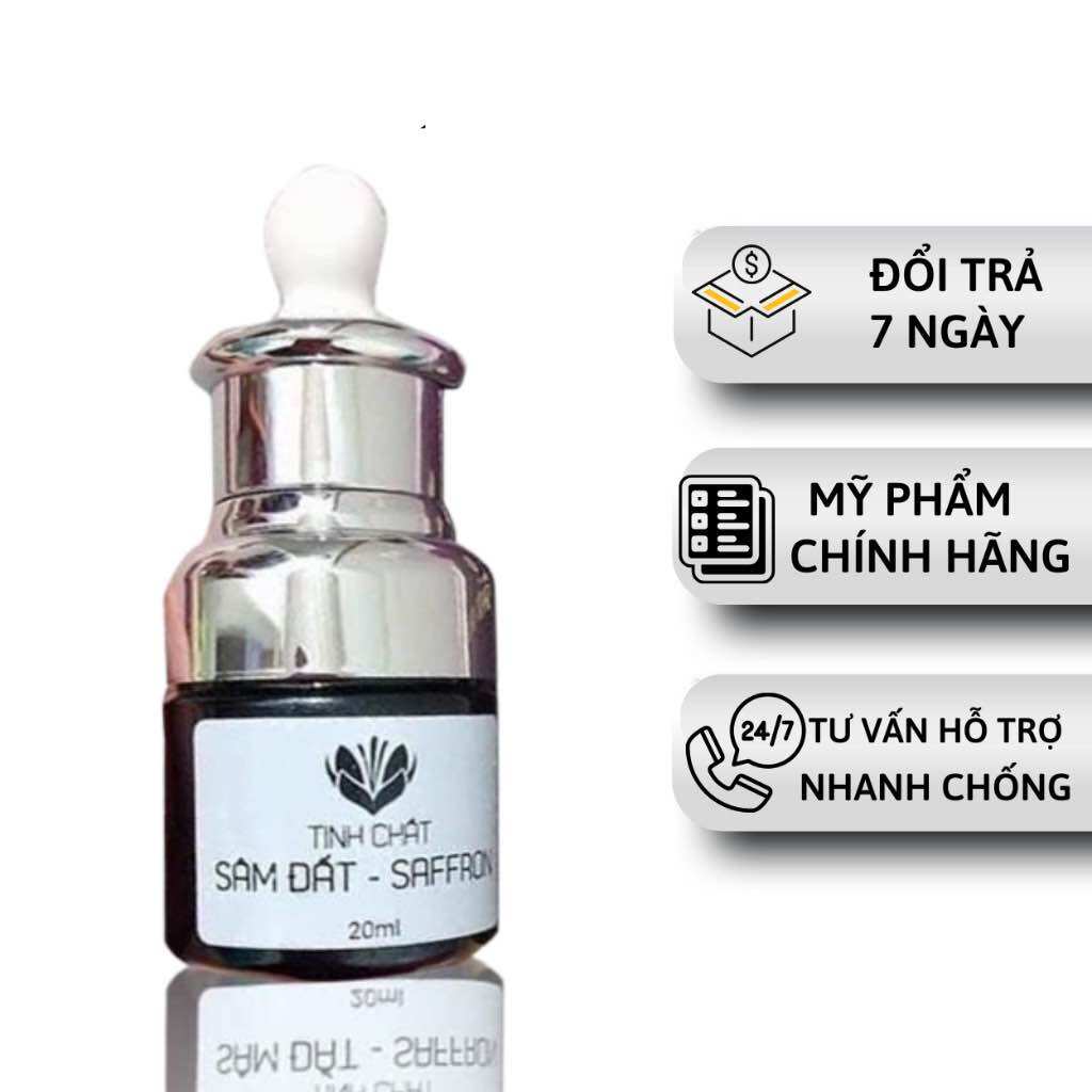 Tinh Chất Sâm Đất Saffron Dr Cell Sạch Mụn Đầu Đen, Mụn Cám 20ml