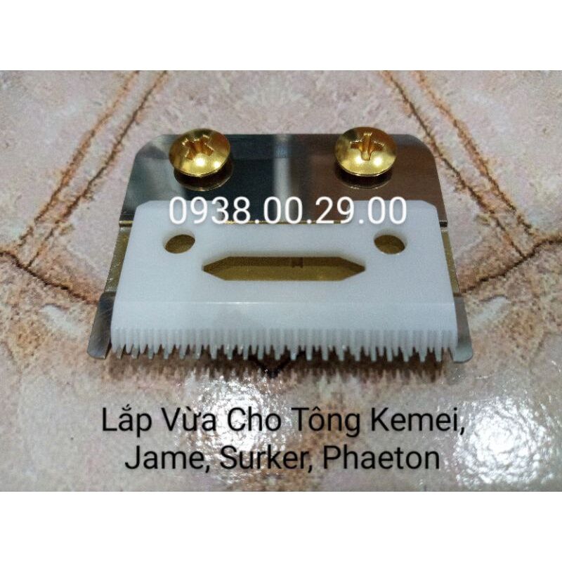 Bộ Lưỡi Sứ Kép Wmark Loại Tốt Cho Tông Đơ Cắt Tóc Các Loại.. 