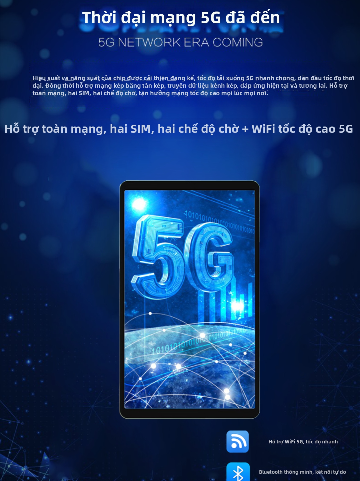 HNIWNG | High Definition All Network 5G Supported Tablet 8inch - 2