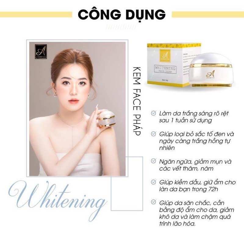 [CHÍNH HÃNG] Kem Face Pháp A Cosmetics 20g Date Mới Nhất