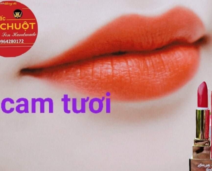 son gấc màu cam tươi