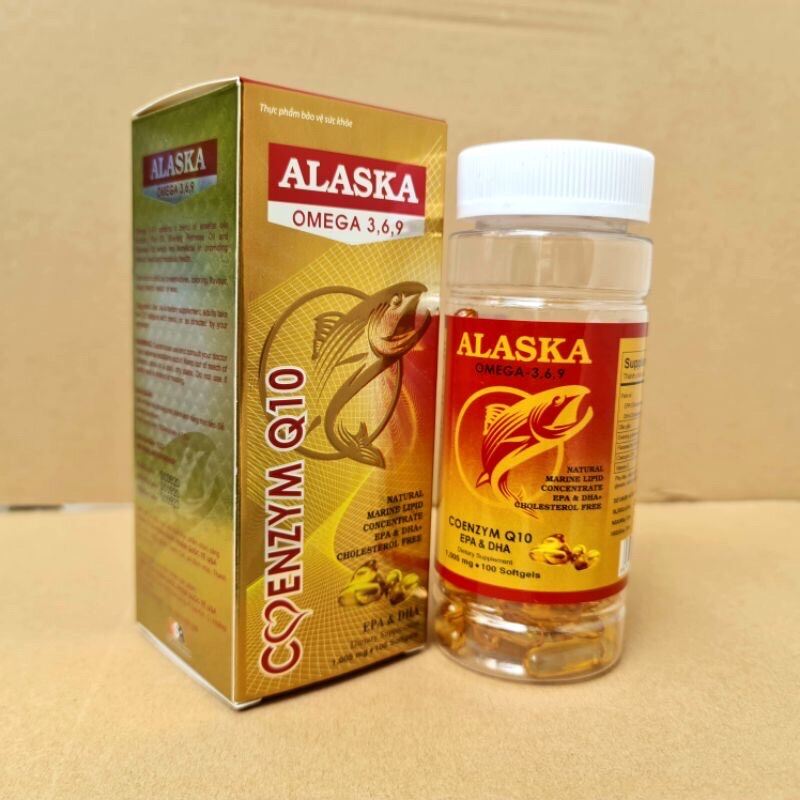 [Hcm]Alaska Omega 369 - Hộp 100 Viên - Cung Cấp Epa Dha Omega Cải Thiện Thị Lực Và Sức Khỏe Tim Mạch