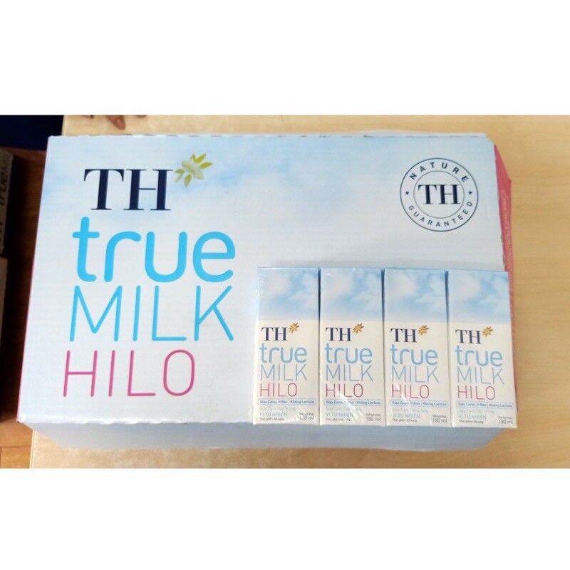 Lốc sữa TH true milk HILO 180ml × 4 hộp