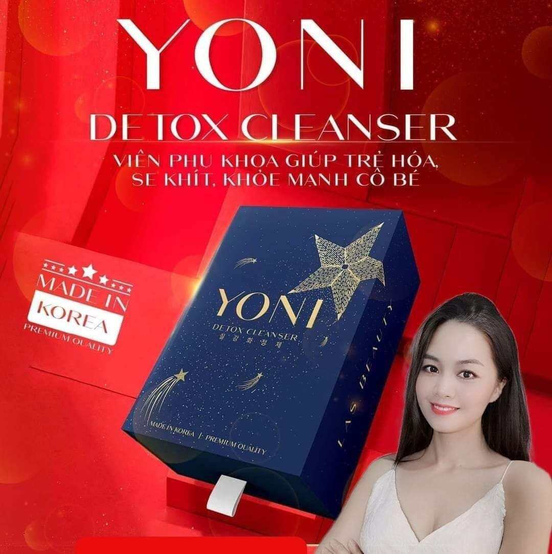 VIÊN ĐẶT PHỤ KHOA YONI HÀN QUỐC HỘP 6VIÊN PHỤC HỒI HAM MUỐN EVASHOP69 CHO CUỘC YÊU VIÊN MÃN
