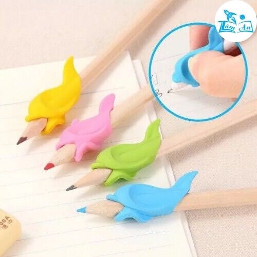 Đệm tay cá heo hỗ trợ cầm bút đúng- cá định vị tay cho bé