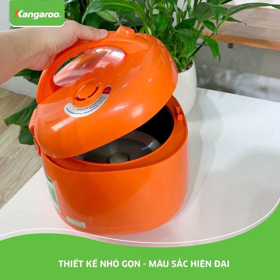 Nồi cơm điện KANGAROO KG826S 1.2L [ CHÍNH HÃNG 100% - KÍCH HOẠT BẢO HÀNH ĐIỆN TỬ 1 NĂM]