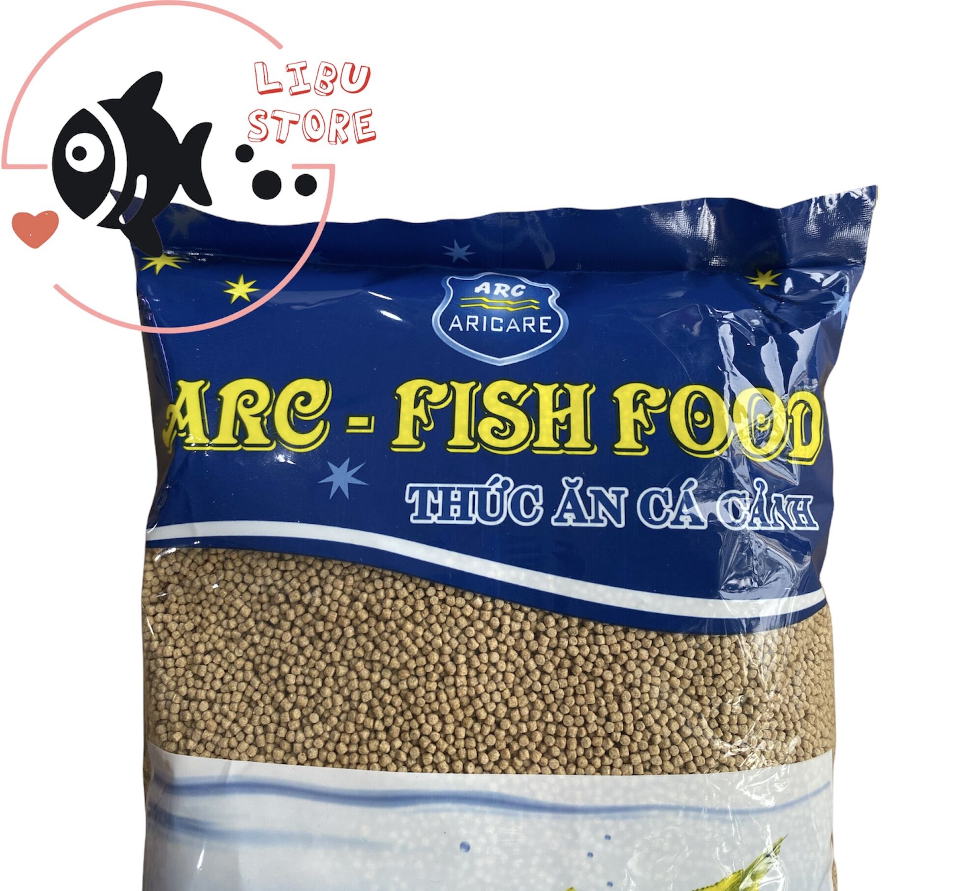 Thức Ăn Cho Cá Cảnh ARICARE Hạt Size 1mm - 500g