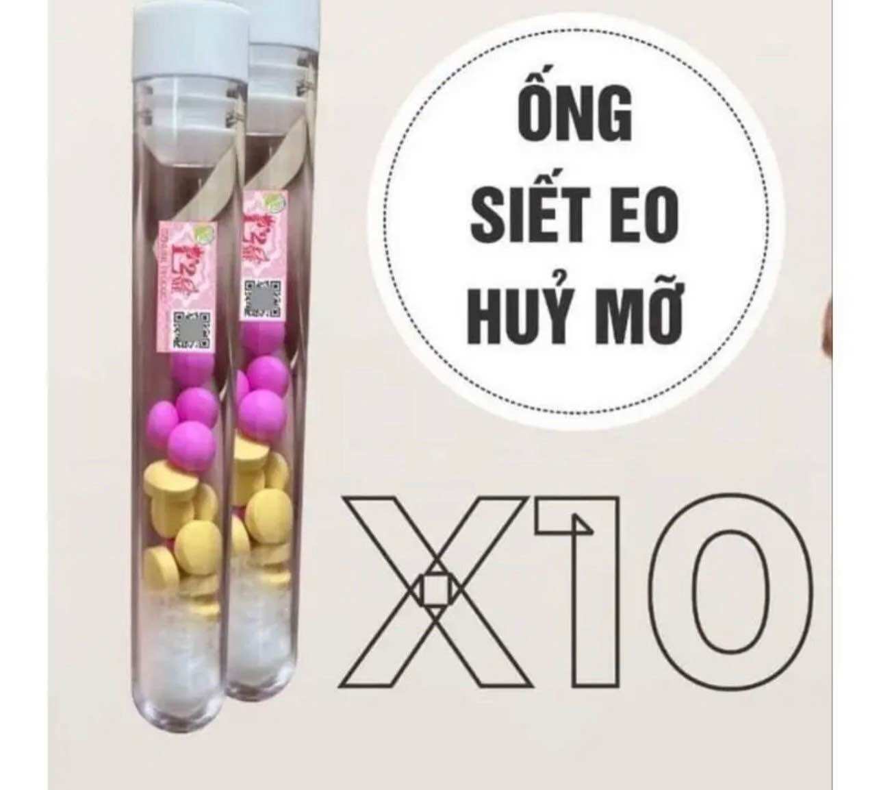 Kẹo siết eo huỷ mỡ thái vip x10