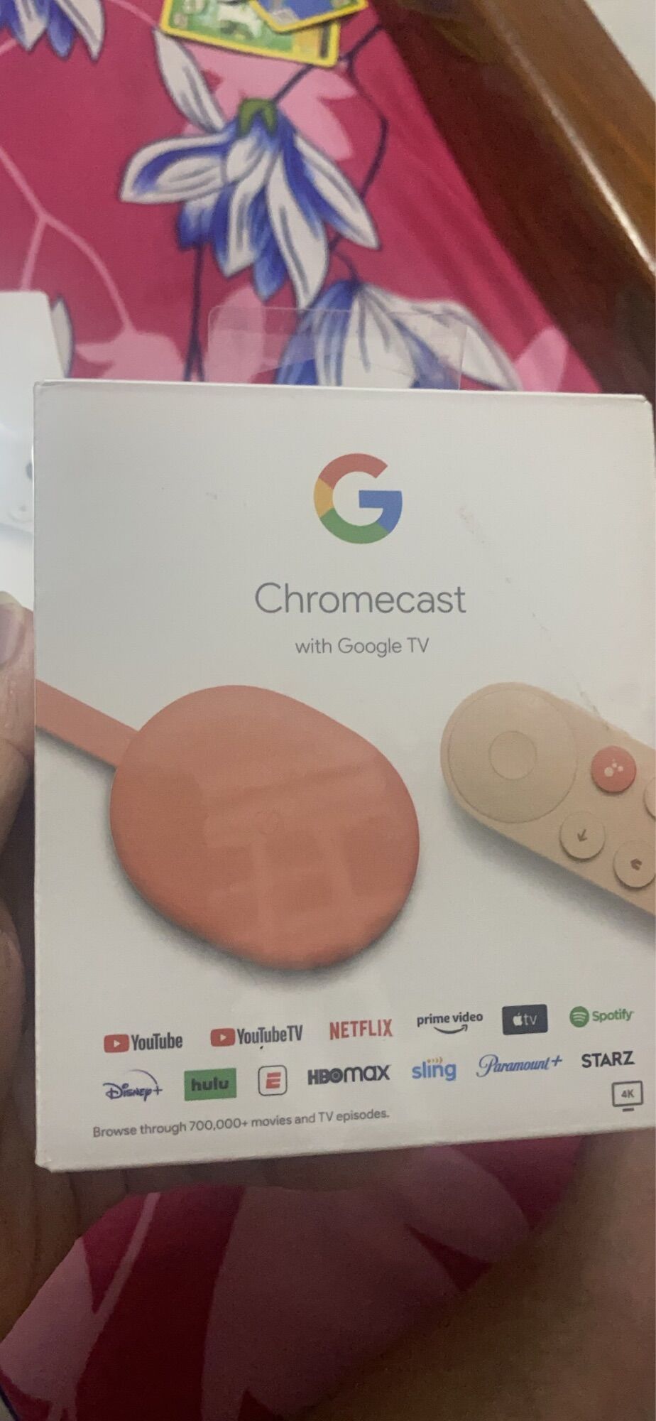Google chromecast TV 4k new seal full box