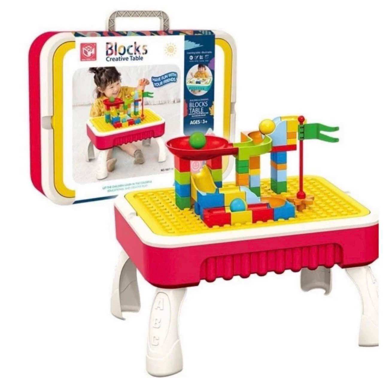 Bàn xếp hình lego hkm vinamilk