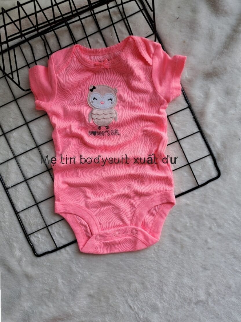 Bodysuit bộ bodychip dài/cộc tay xuất dư không lỗi cho bé trai, gái 5,7-7,5kg