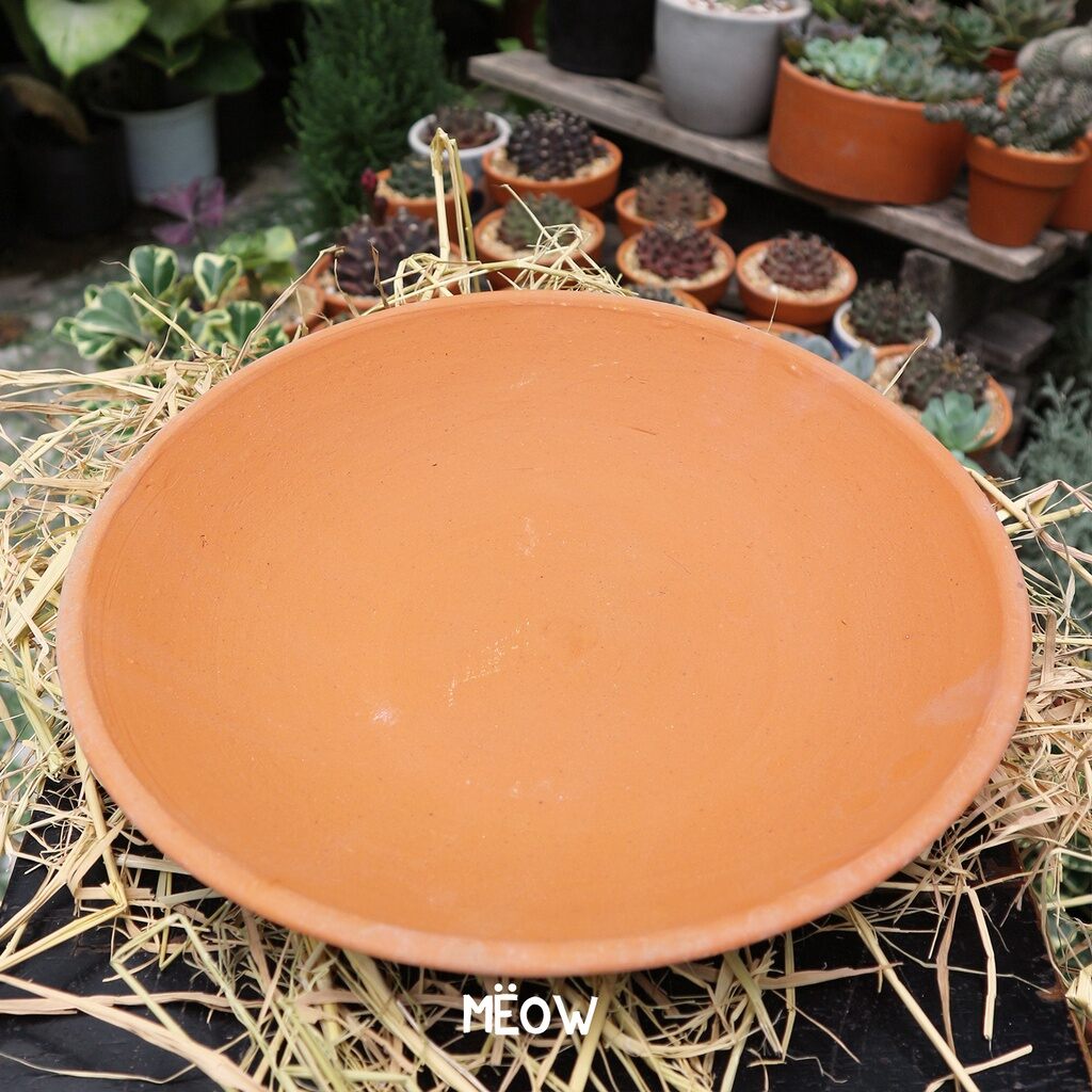 Dĩa lót chậu đất nung nhiều size