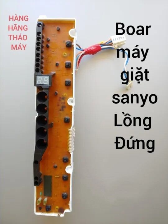 Bo mạch máy giặt sanyo f90vt, u90nt, s80ht, f80nt, f85nt, f90nt, u90nt, f85ht cửa đứng tháo máy