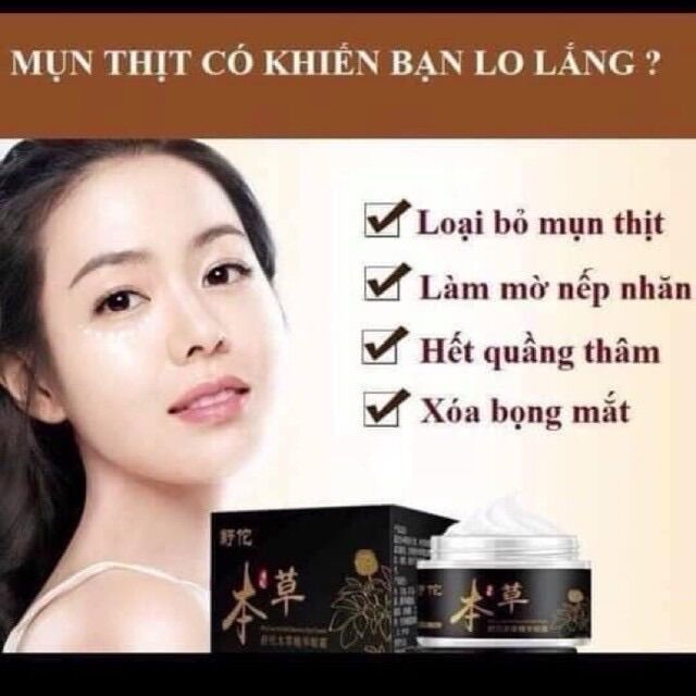 Kem Hết Mụn Thịt Tan Bọng Mắt Mờ Thâm Nếp Nhăn Mắt