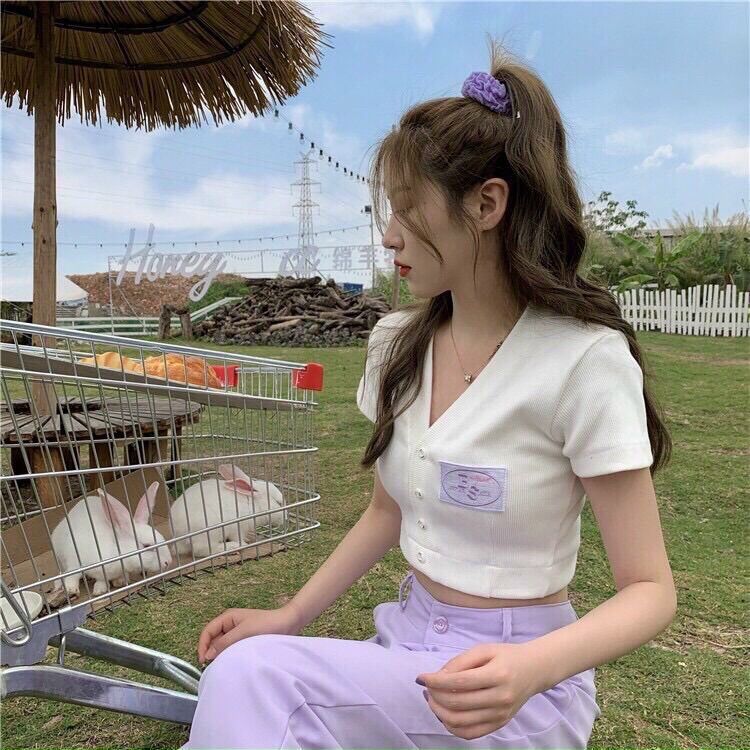 Áo croptop mùa hè bae xịn xò