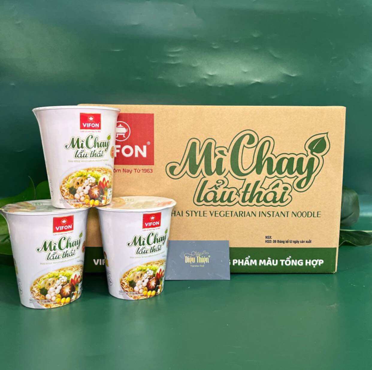 THÙNG MÌ LY CHAY VỊ LẨU THÁI VIFON 24 LY