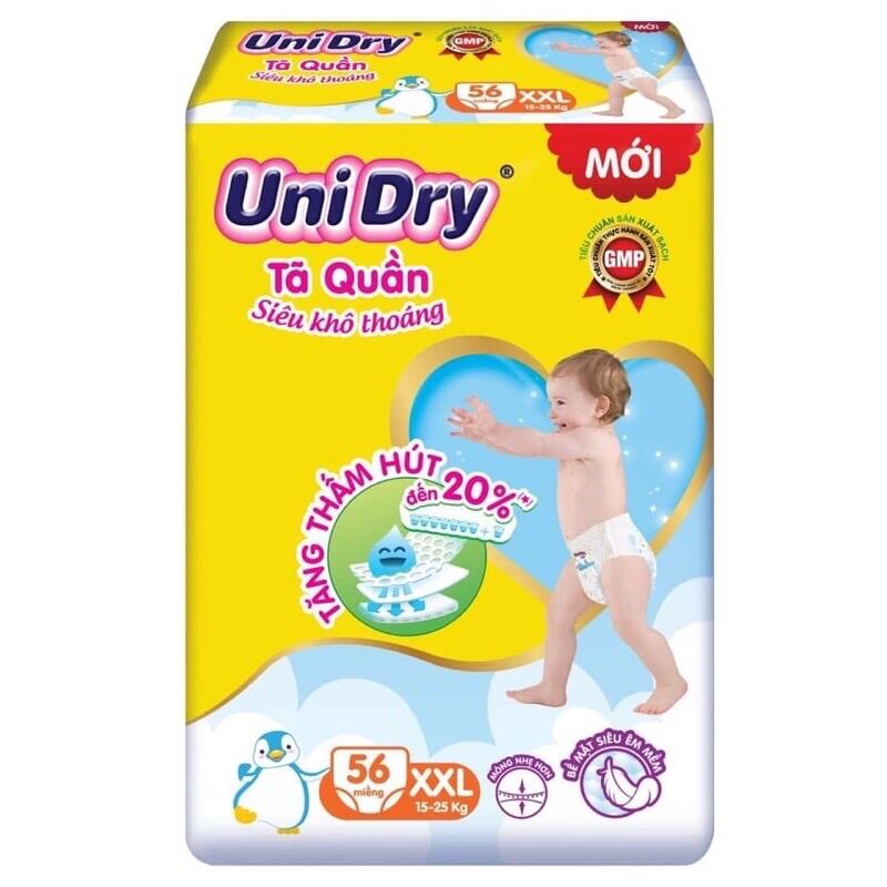 Tã quần unidry XXL54 mẫu mới