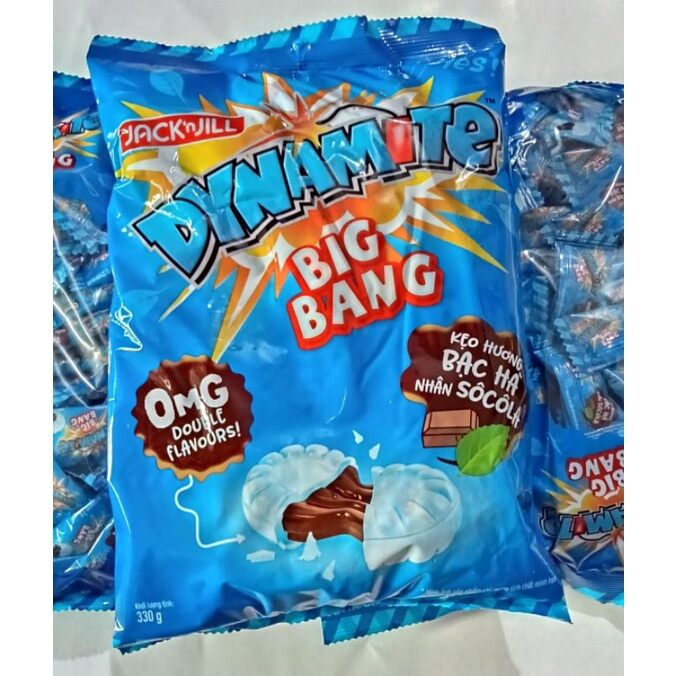 Kẹo bạc hà nhân socola dynamitE 330g
