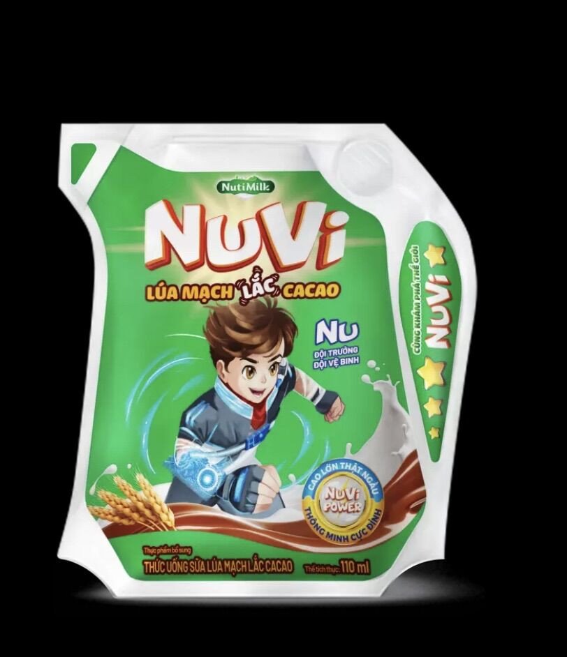 Sữa chua uống Nutifood 1 thùng 24 bịch . Sưu tầm thẻ cho bé đổi quà