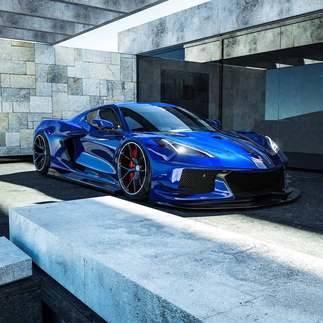 Xe Mô Hình Hot Wheels tỉ lệ 1:64 "Corvette C8.R " (Blue/Xanh) (New Model 2022)