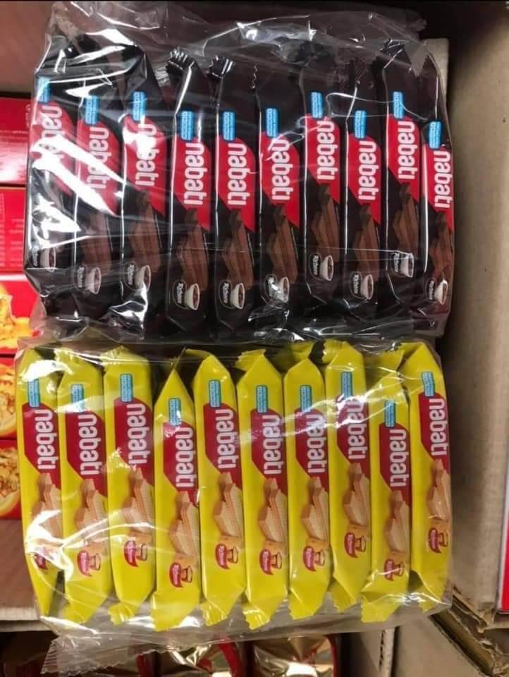 Combo 4 bịch bánh nabati (1 bịch 10 gói/được mix vị)