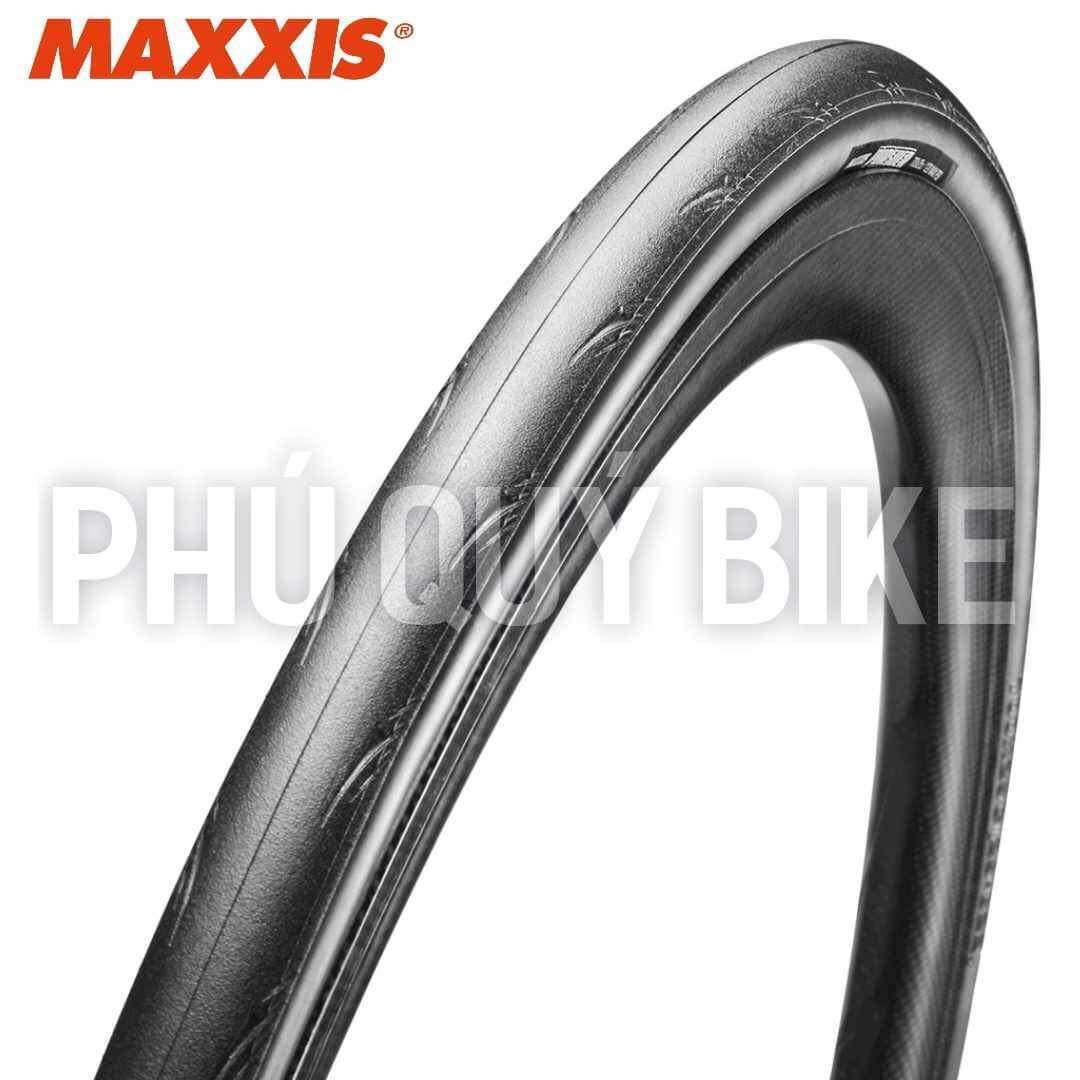 Vỏ xe đạp trơn đen 700x25c maxxis pursuer