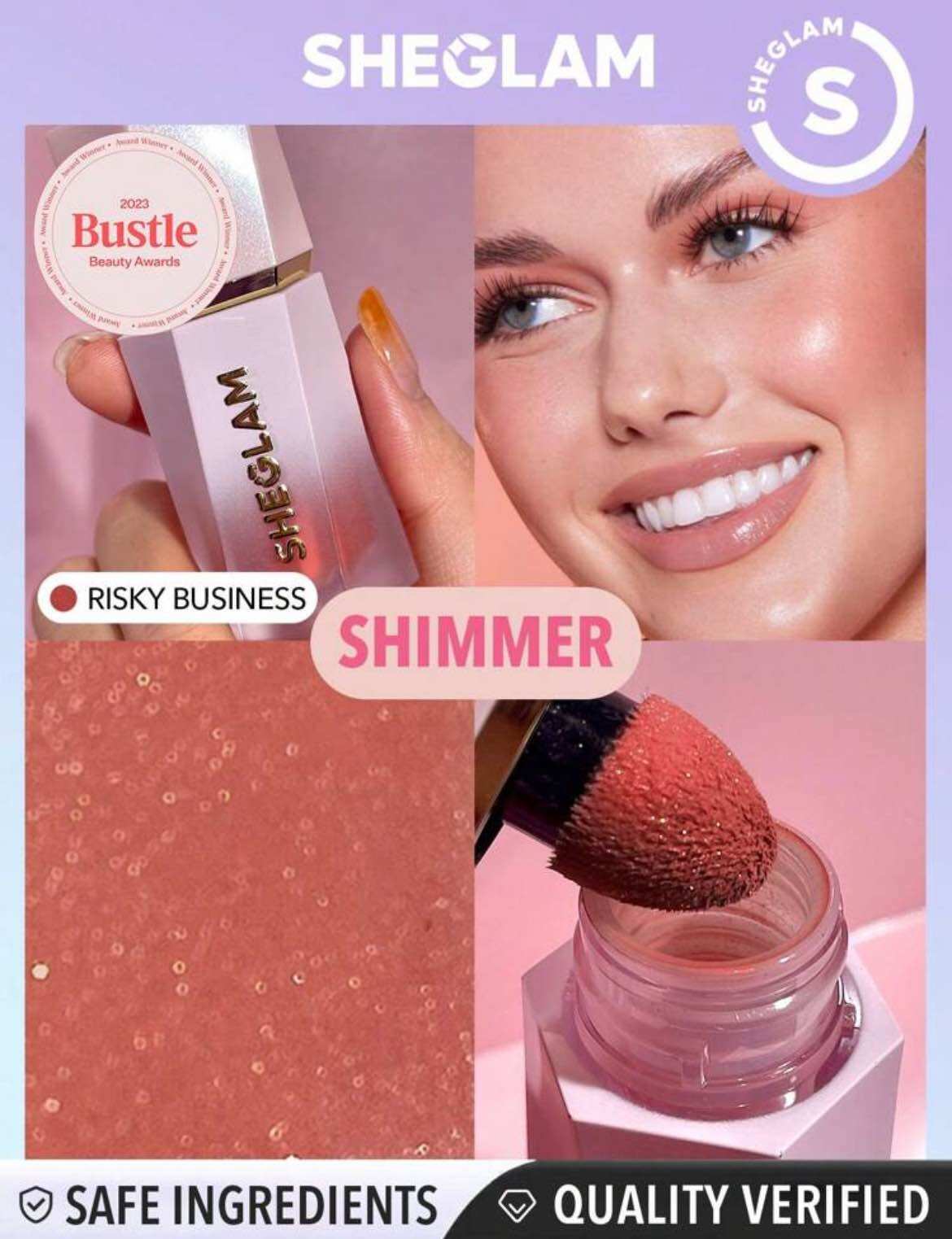 [SHEGLAM] Phấn má hồng dạng lỏng Color Bloom Devoted