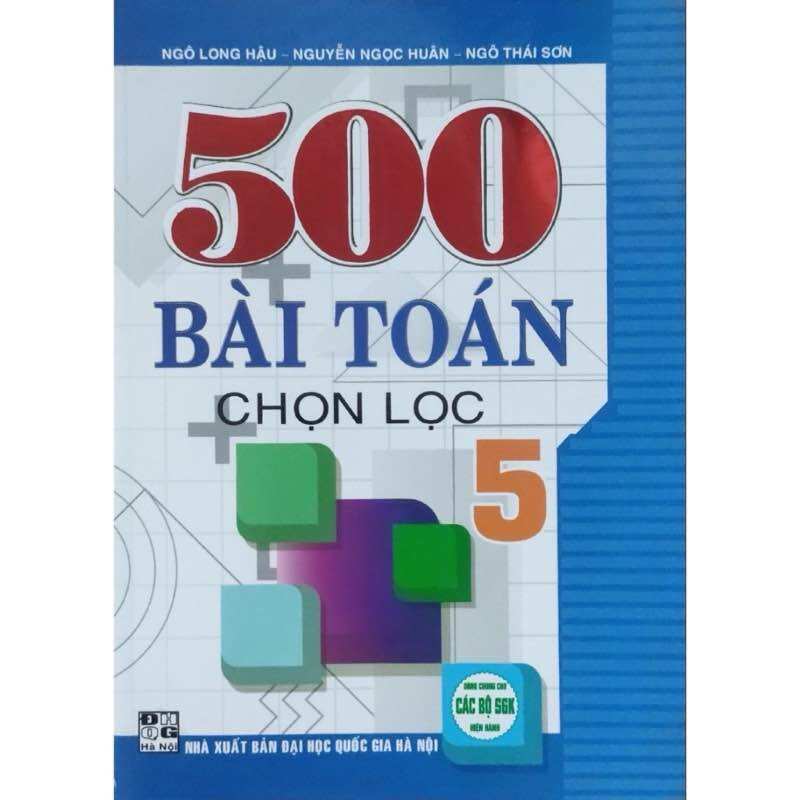 Sách - 500 bài toán chọn lọc lớp 5