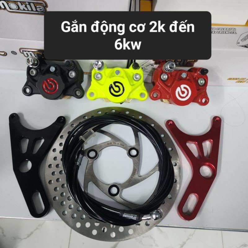 Combo độ phanh đĩa sau xe điện