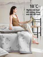 STWIENER | Cool Ice Silk Mattress Pad Washable