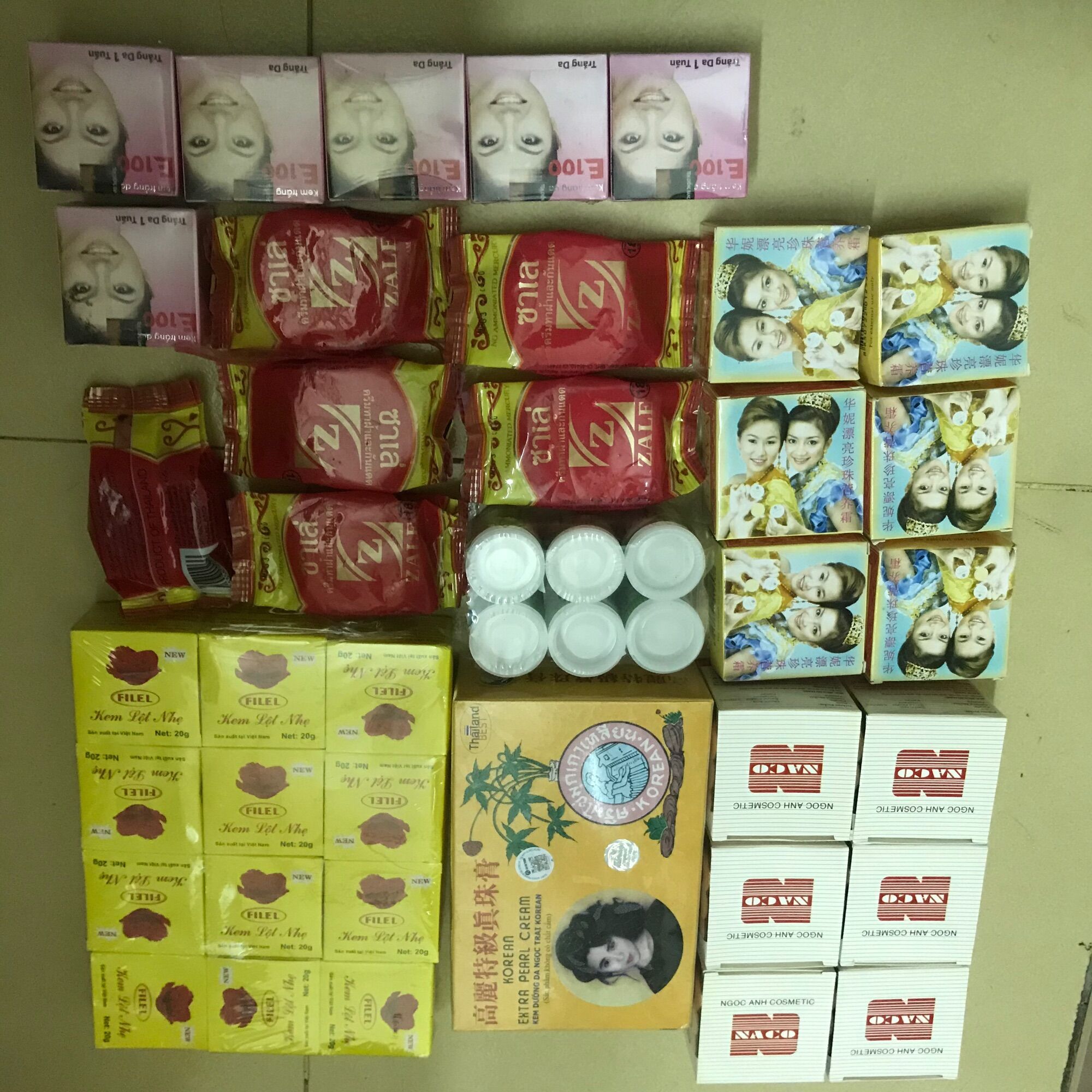 Combo kem trộn siêu trắng