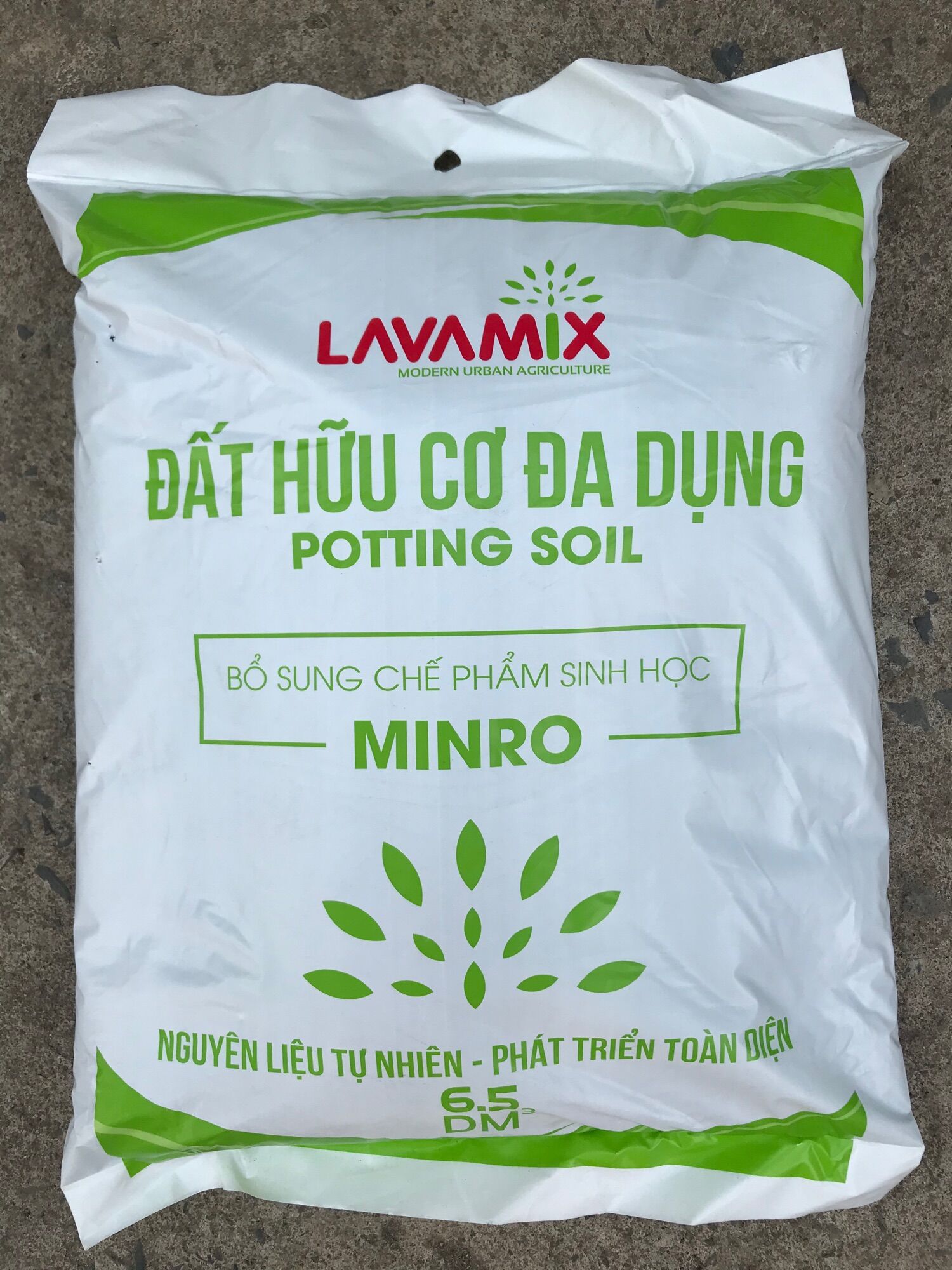 Đất sạch hữu cơ Lavamix gói 6,5dm3