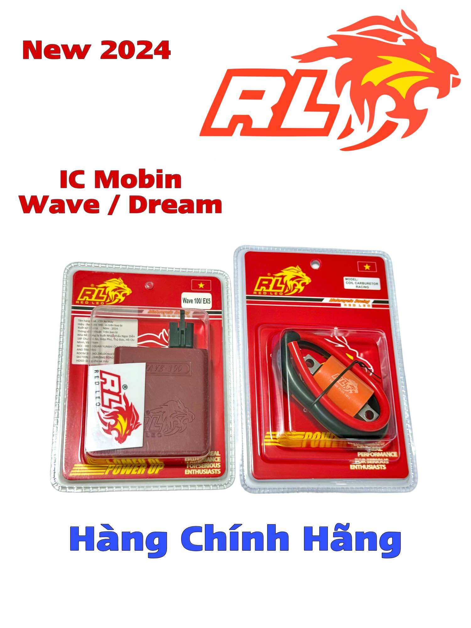 Ic Mobin Redleo Wave Dream Mẫu Mới 2024 (TẶNG KÈM MOBIN)