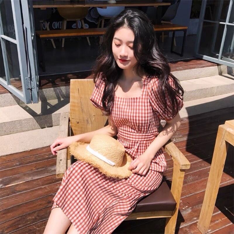 ĐẦM CARO FORM DÀI XỊN XÒ CR99
