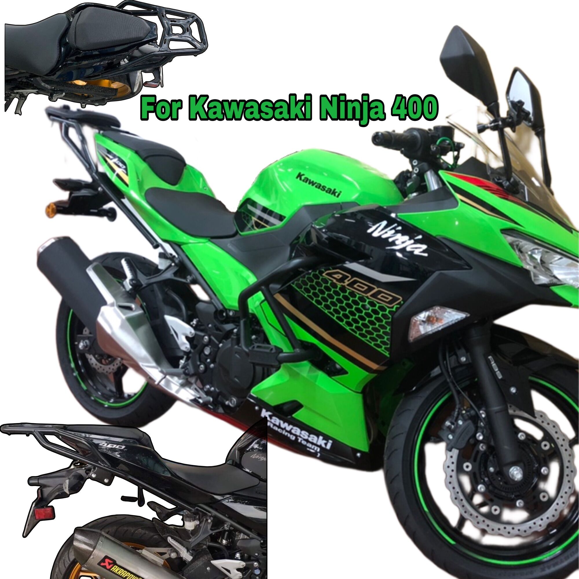 Baga siêu tải Kawasaki z400,Ninja400 ( plug & play)