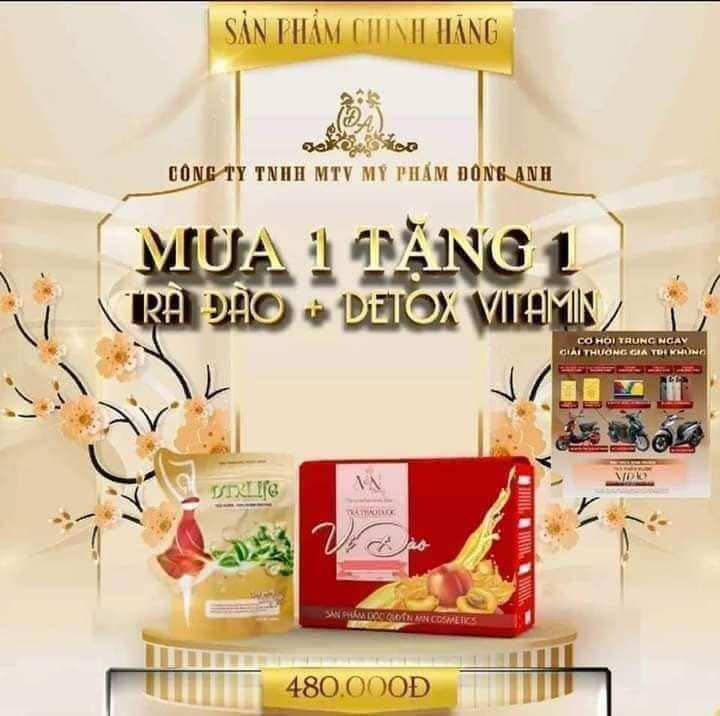 Trà vị đào giảm cân Nguyễn Huỳnh Như