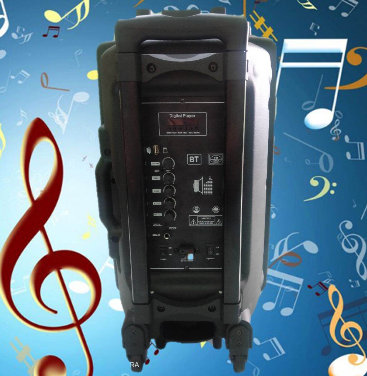 Loa kéo Bluetooth bass 30(3 mic)