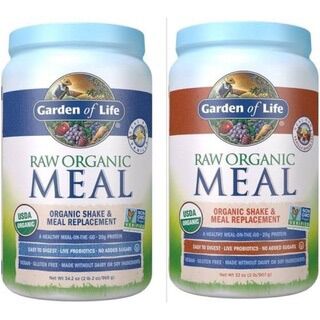 Bột protein hữu cơ Raw Meal , vị vani và socola