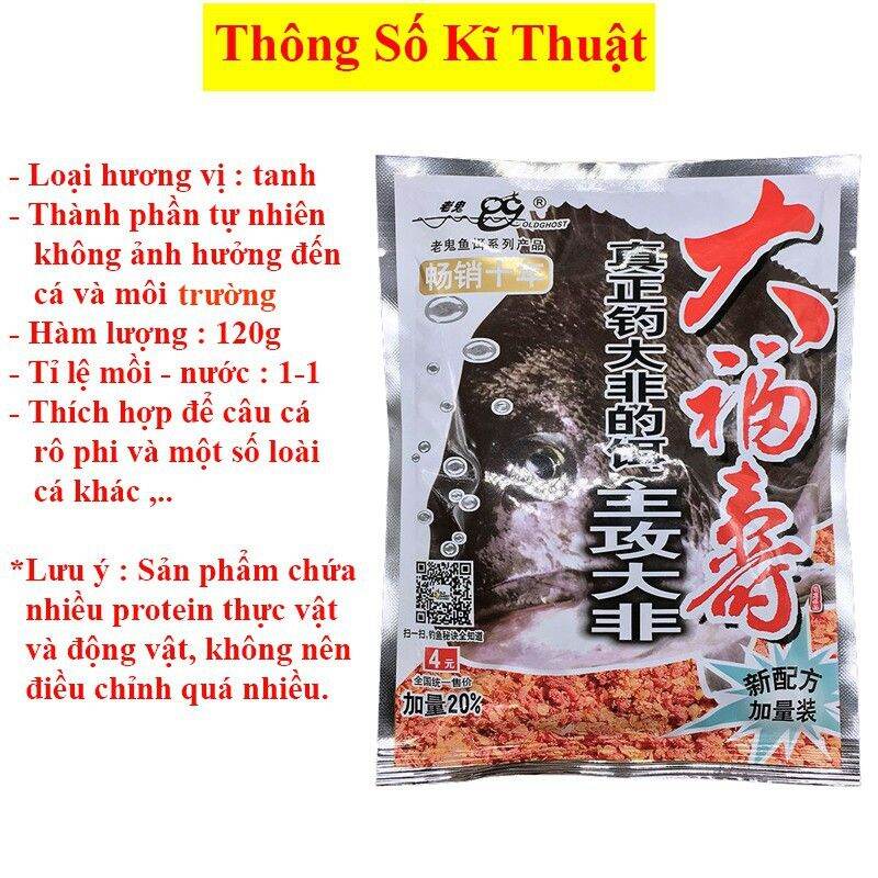 Mồi rô phi lão quỷ - chuyên tr.ị rô phi
