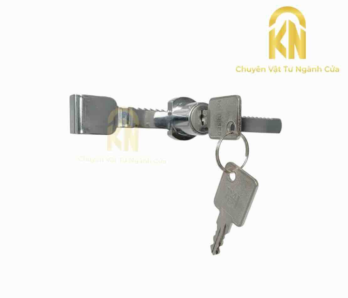 Khóa răng cửa lùa kính cửa tủ hàng công ty