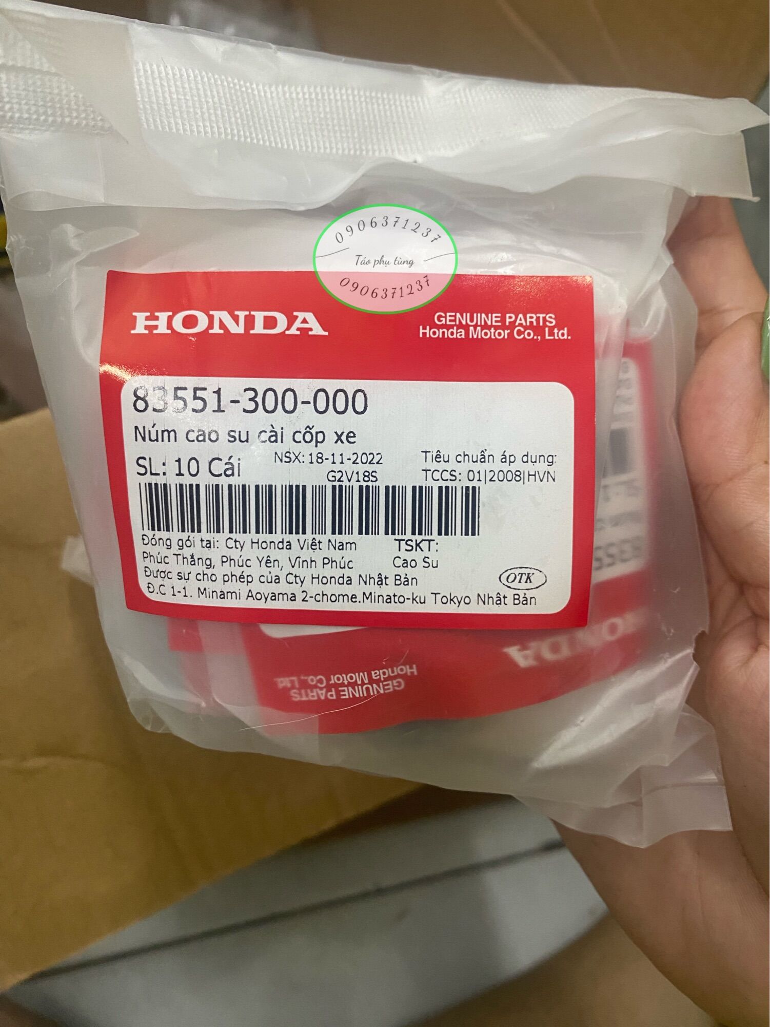 Cao su cốp xe Dream Zin