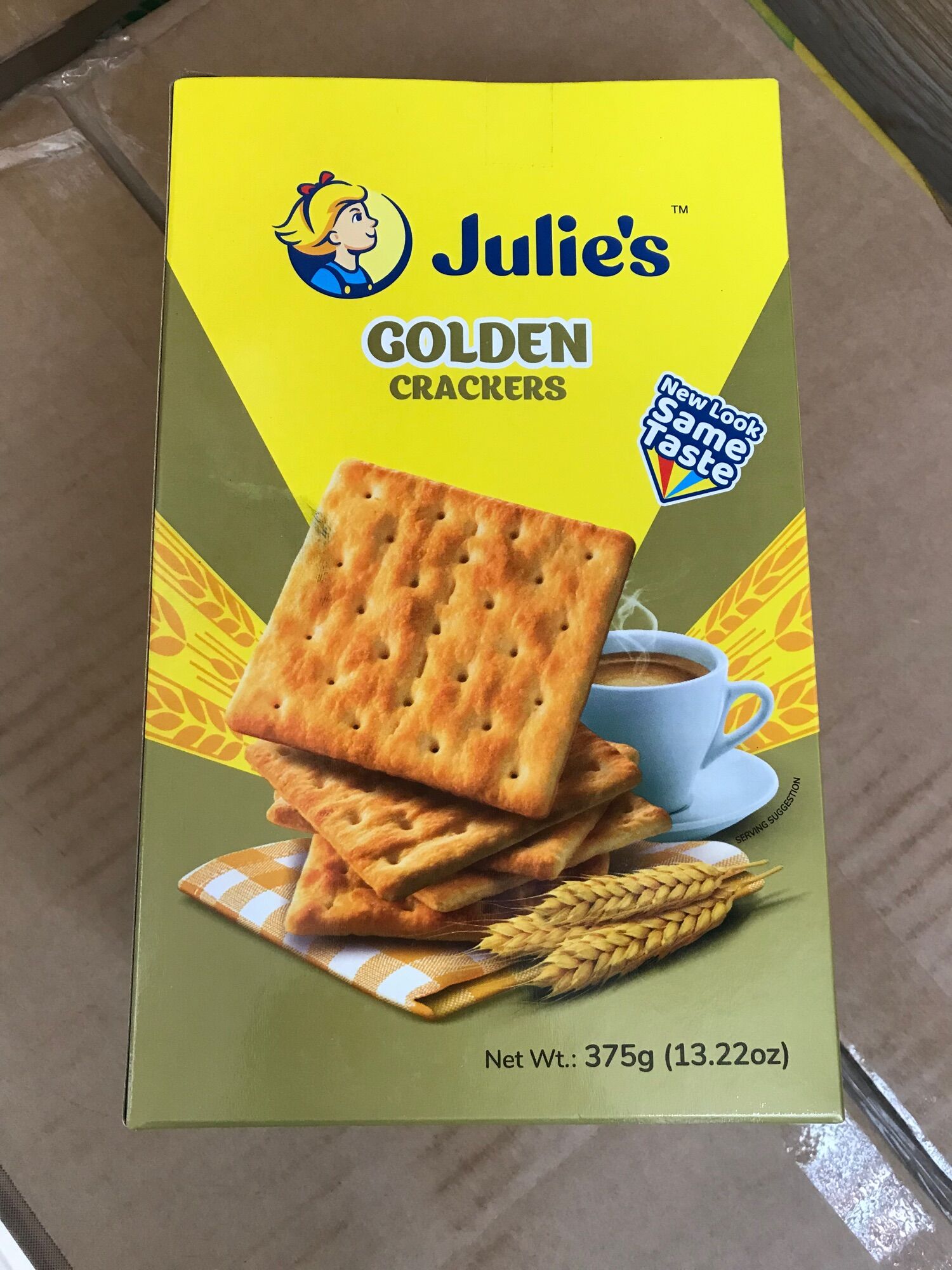 Bánh lúa lạt julie's 375g mẫu mới