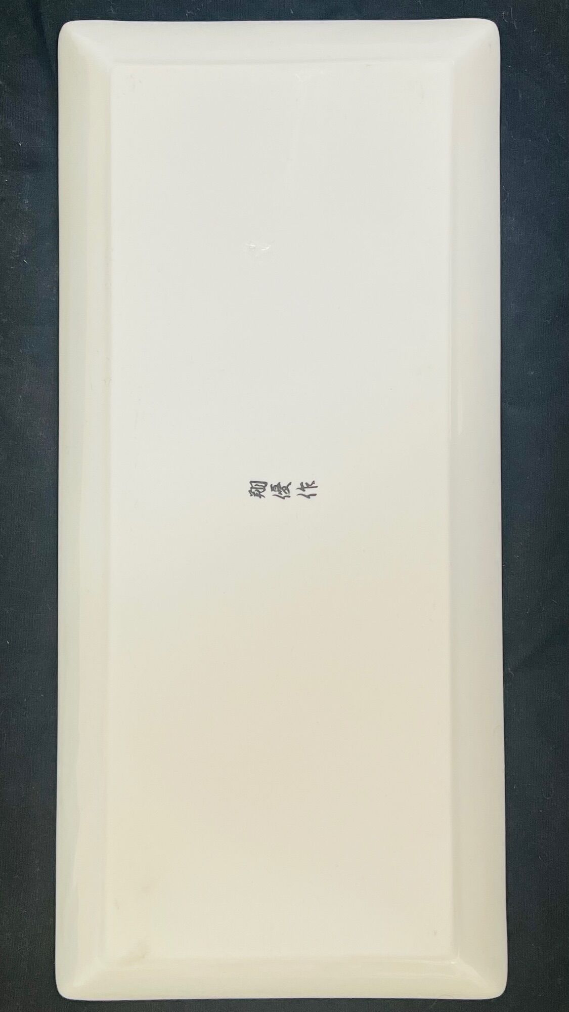 [Ảnh thật] Dĩa sứ hoa hình chữ nhật - dài 28cm