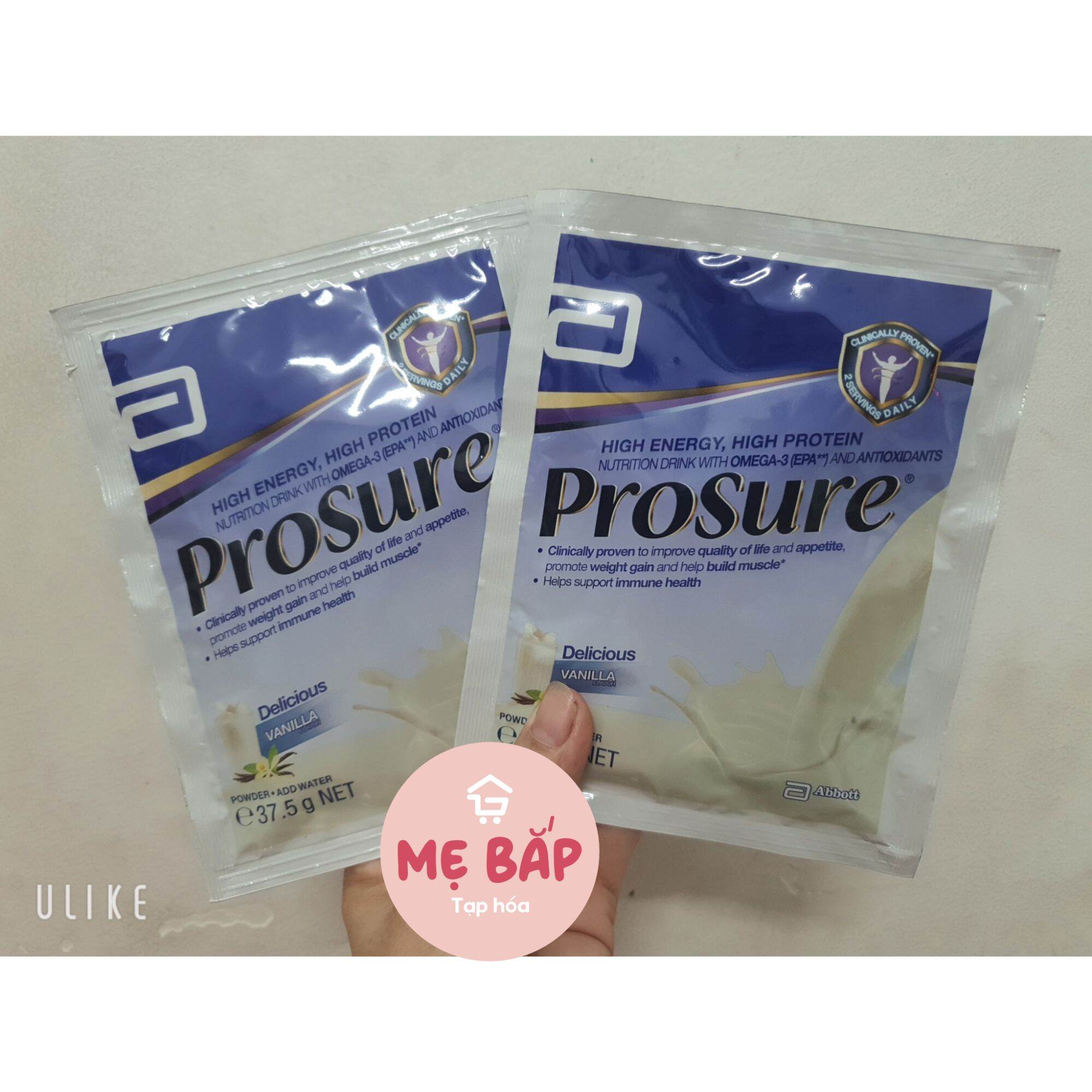 [Chính hãng] Sữa Prosure dành cho người bệnh Ung Thư mẫu mới-dạng gói 37,5g (Date 10/2024)