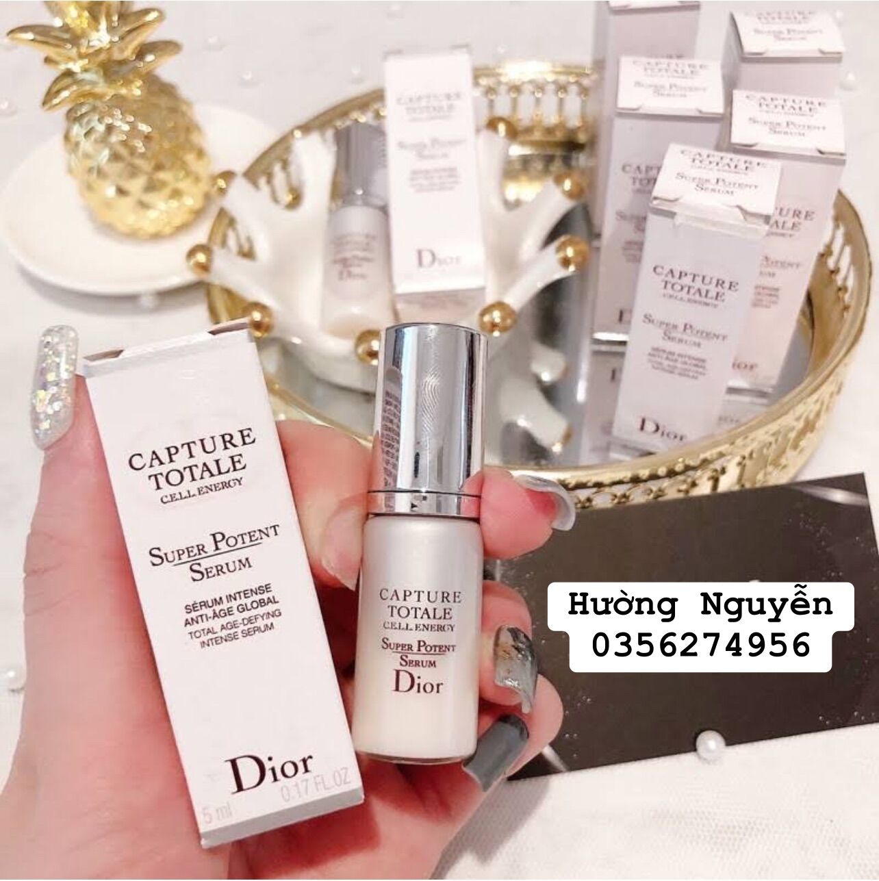Tinh chất tái tạo da 𝐃𝐈𝐎𝐑 𝐂𝐚𝐩𝐭𝐮𝐫𝐞 𝐓𝐨𝐭𝐚𝐥𝐞 𝐒𝐮𝐩𝐞𝐫 𝐏𝐨𝐭𝐞𝐧𝐭 5ml fullbox