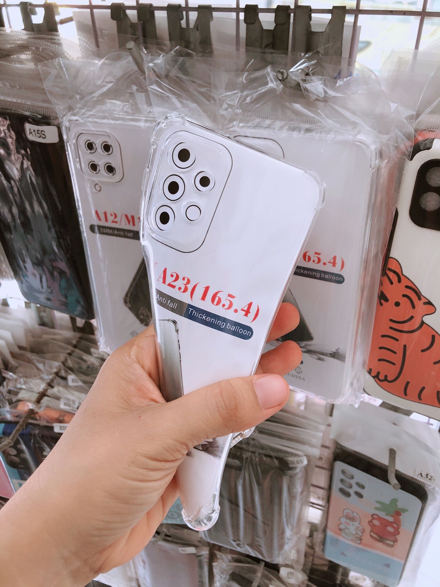 Ốp lưng dẻo trong chống sốc sam sung A23