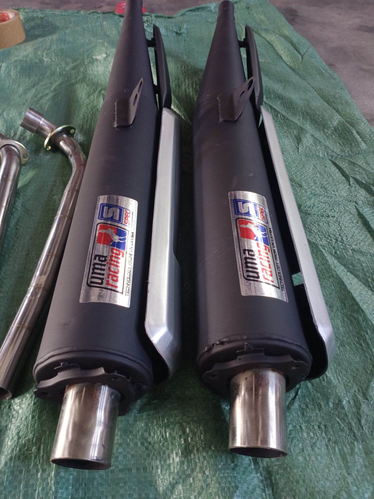 Pô Uma gắn dòng xe Sirius, Ex 50cc