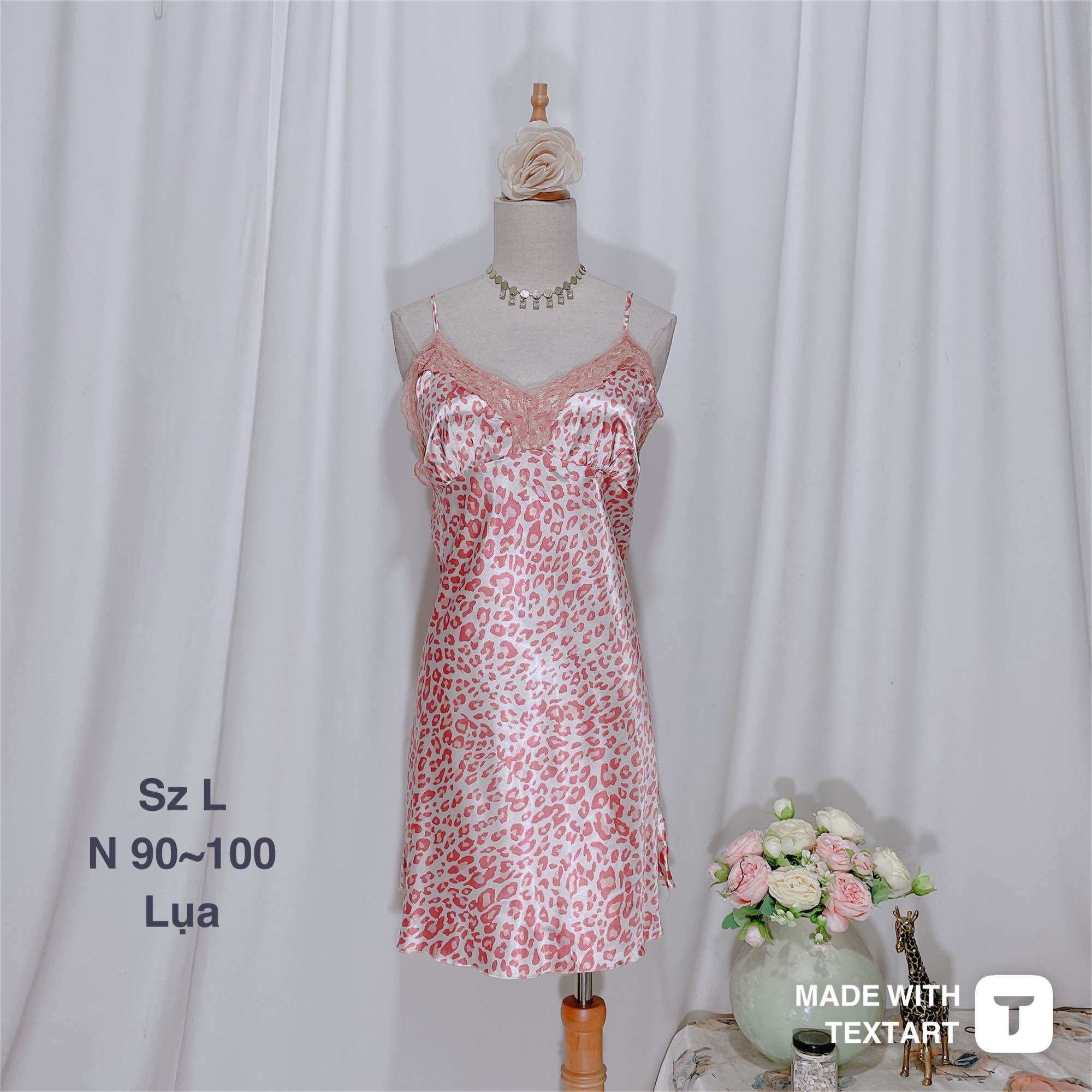 Váy ngủ lụa ren ngọt ngào xinh xắn